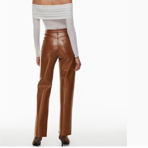 Aritzia Melina Pant in Cognac - Picture 2 of 7